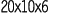 20x10x6